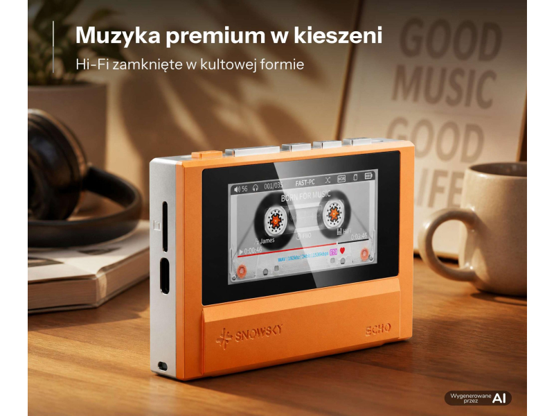 FiiO SNOWSKY ECHO orange - Przenośny odtwarzacz Hi-Res