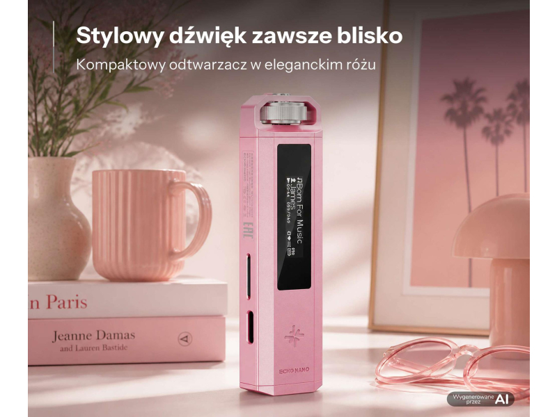 FiiO SNOWSKY ECHO NANO pink - przenośny odtwarzacz audio