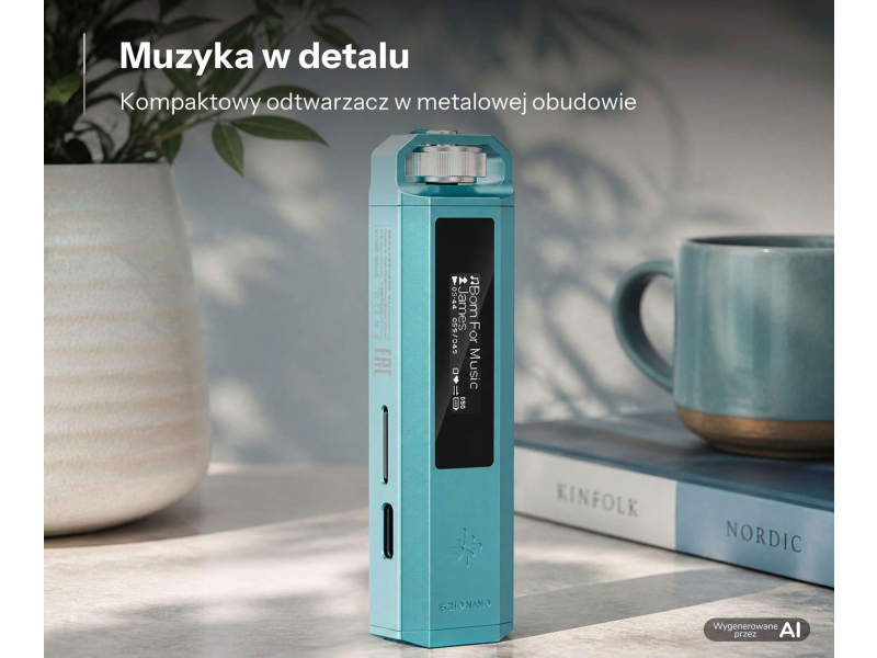 FiiO SNOWSKY ECHO NANO sky blue - przenośny odtwarzacz audio