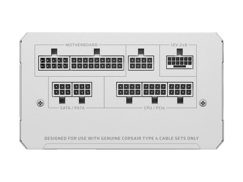 Corsair RM1000e 1000W 80 Plus Platinum ATX 3.1 White