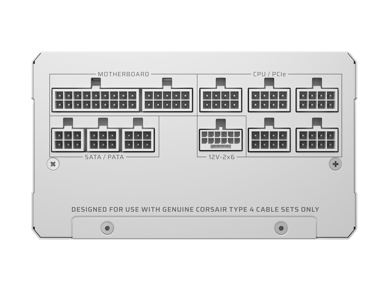 Corsair RM1200e 1200W 80 Plus Gold ATX 3.1 White