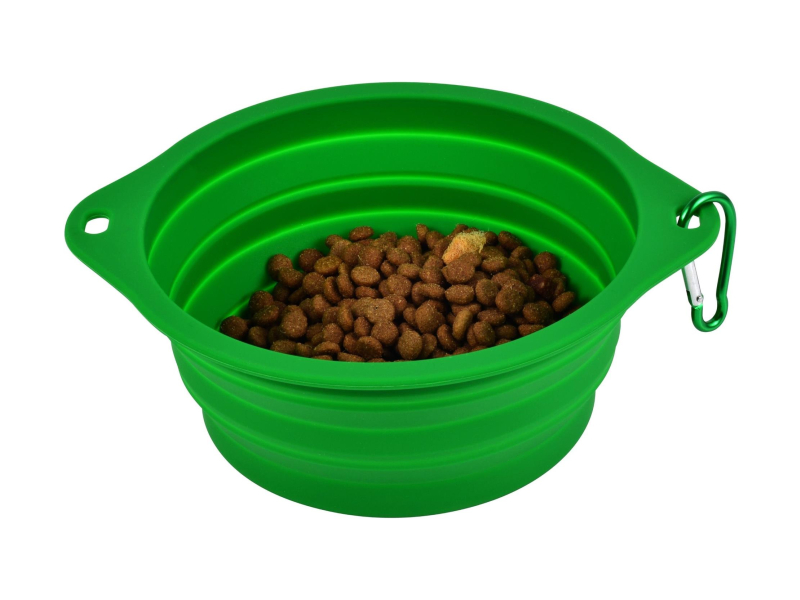 PetiGIO PETI-180GR miska podróżna dla zwierząt 600ml zielona