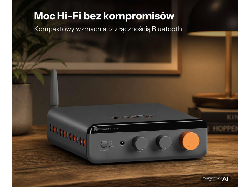 Fosi Audio BT20A MAX Regulacja tonów