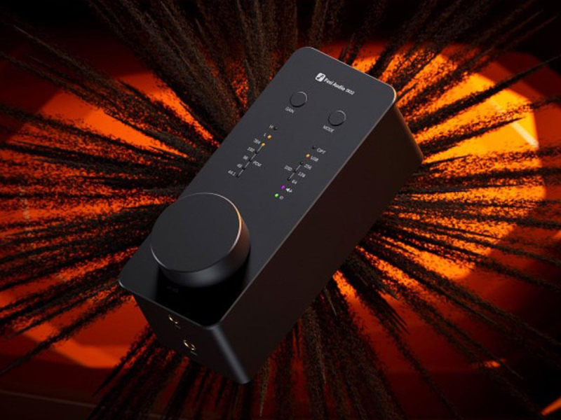 Fosi Audio SK02 black - Wzmacniacz słuchawkowy z DAC