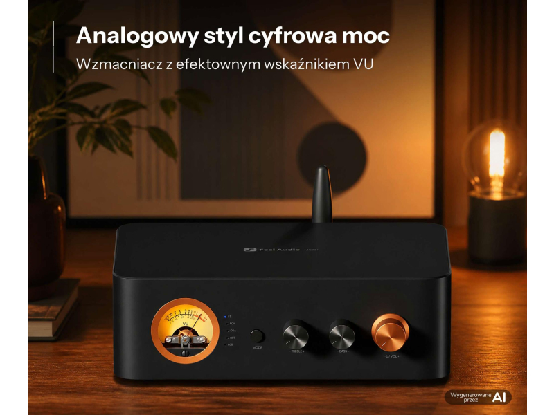 Fosi Audio MC351 - Wzmacniacz zintegrowany 2.1 z DAC i Bluetooth