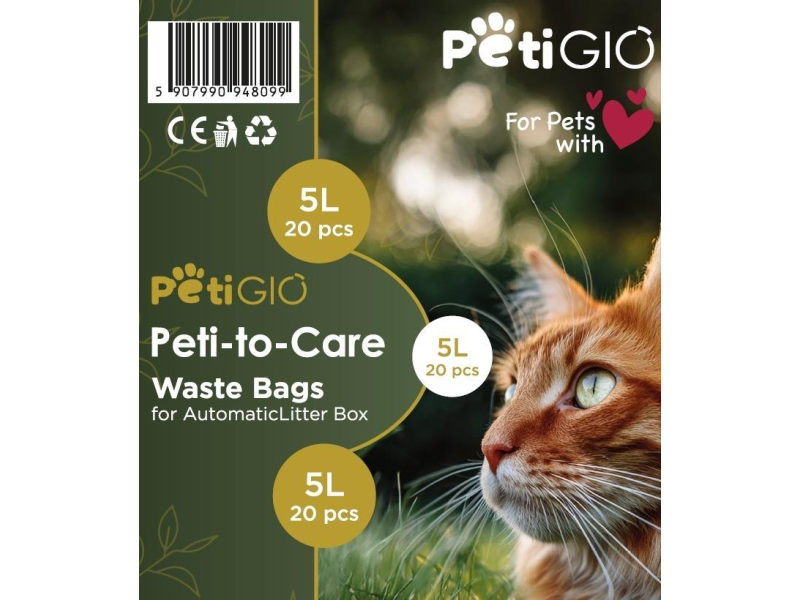 PetiGIO PETI-220WB worki do kuwety samoczyszczącej PETI-200