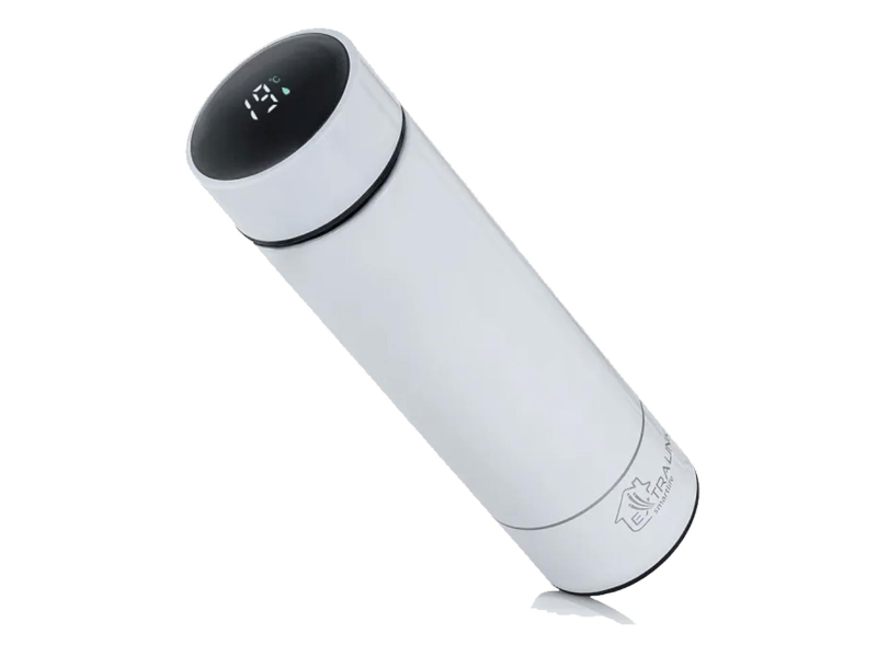 ExtraLink Travel Mug Biały Kubek termiczny Termos z wyświetlaczem temp