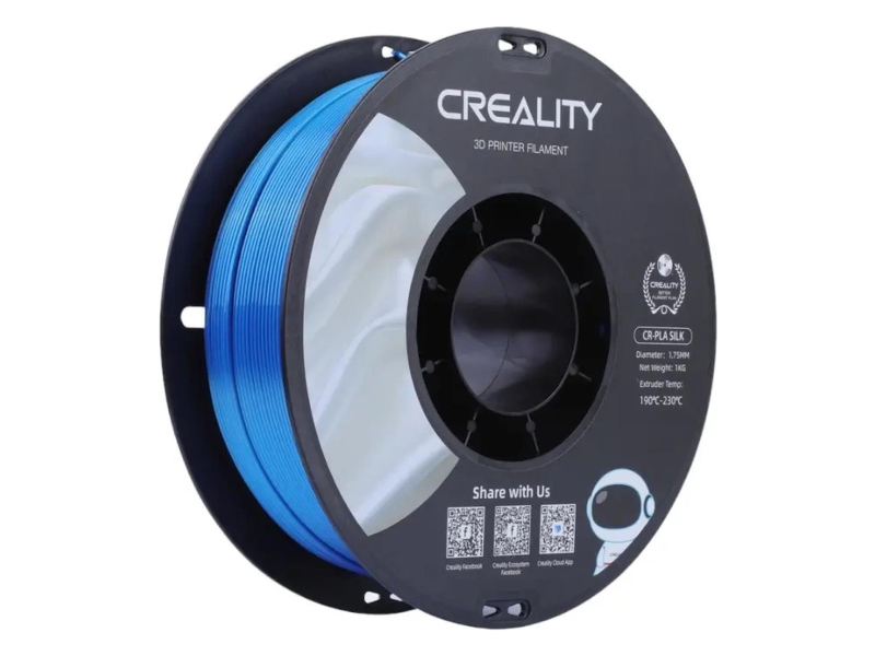 CREALITY Filament CR-Silk PLA (Niebieski)