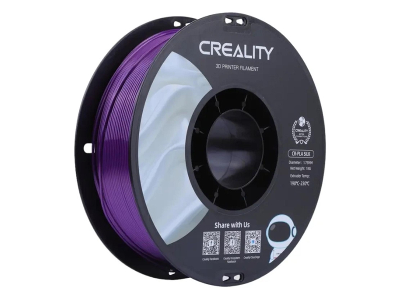 CREALITY Filament CR-Silk PLA  (Fioletowy)