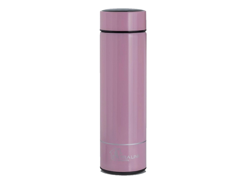 ExtraLink Travel Mug Różowy Kubek termiczny Termos z wyświetlaczem LED