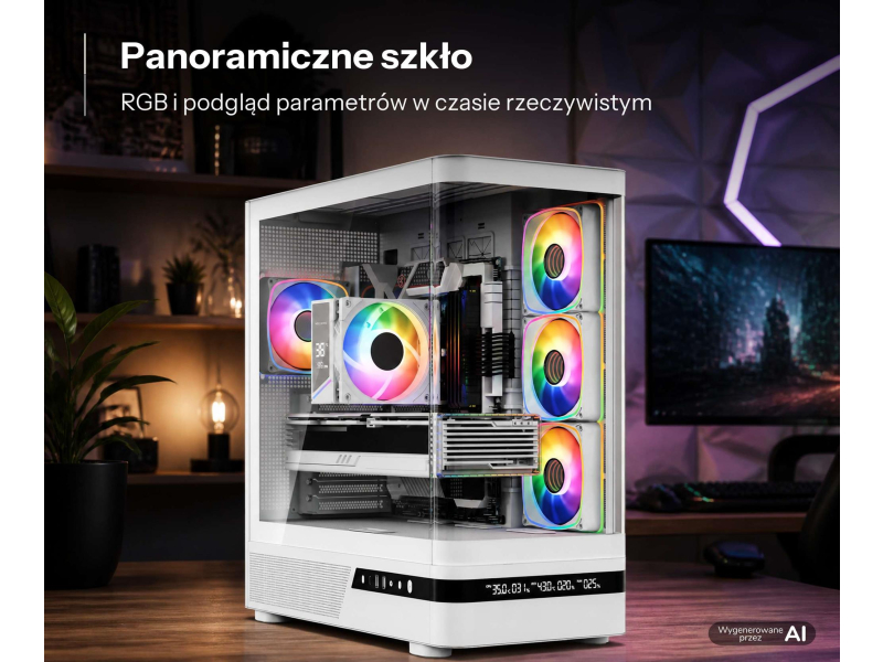 MODECOM Volcano AQ200 ARGB White
