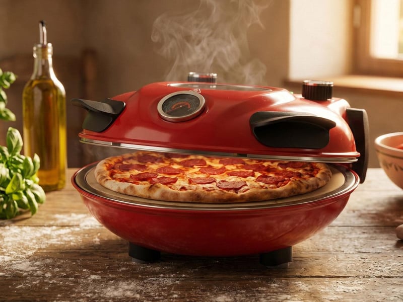 ExtraLink Piec do pizzy pizza oven z okienkiem termometrem 1200W Infer