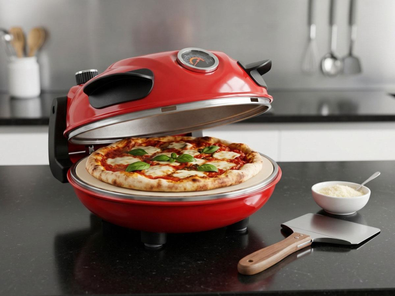 ExtraLink Piec do pizzy pizza oven z okienkiem termometrem 1200W Infer
