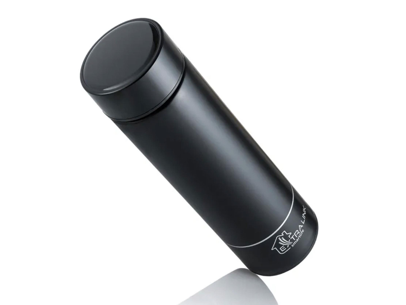 ExtraLink Travel Mug Czarny Kubek termiczny Termos z wyświetlaczem LED
