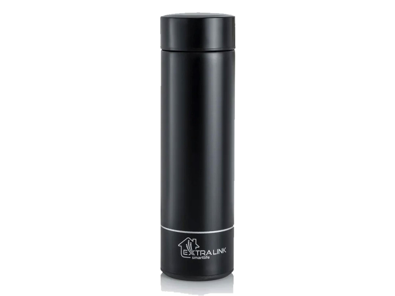 ExtraLink Travel Mug Czarny Kubek termiczny Termos z wyświetlaczem LED