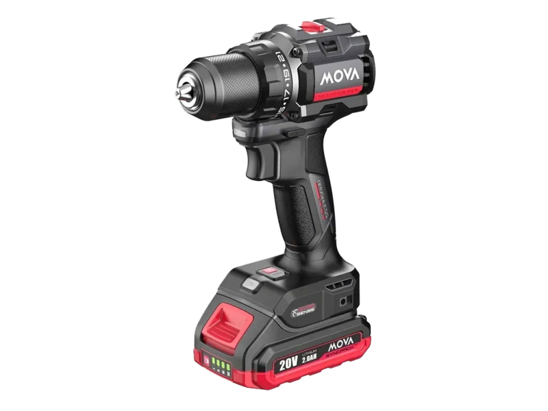 MOVA wiertarko-wkrętarka bezszczotkowa pd80k 20v 80nm (bateria)