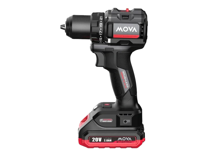 MOVA wiertarko-wkrętarka bezszczotkowa pd80k 20v 80nm (bateria)