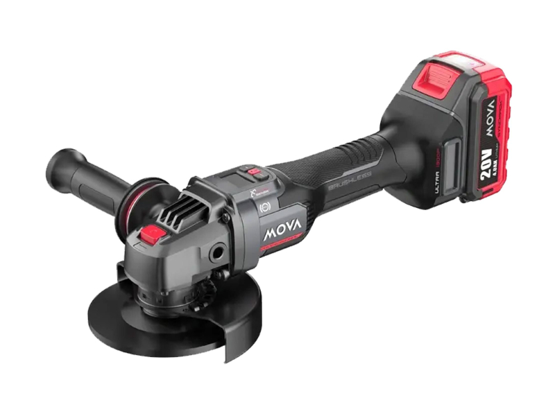 MOVA szlifierka kątowa bezszczotkowa pg125upk 20v 1300w 125mm