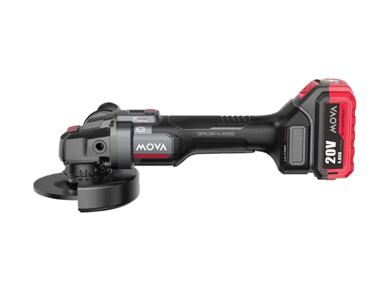 MOVA szlifierka kątowa bezszczotkowa pg125upk 20v 1300w 125mm
