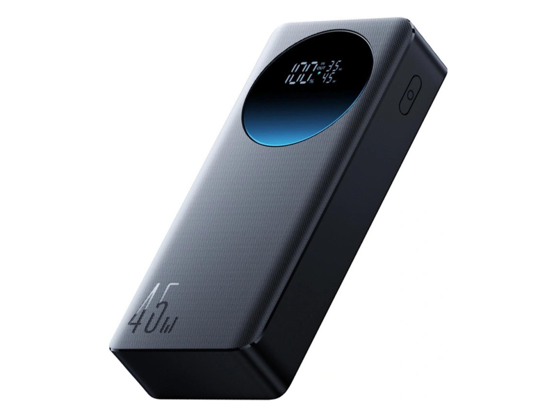JoyRoom Powerbank 20000 mAh 45W z wyświetlaczem 2x USB-A 2x USB-C