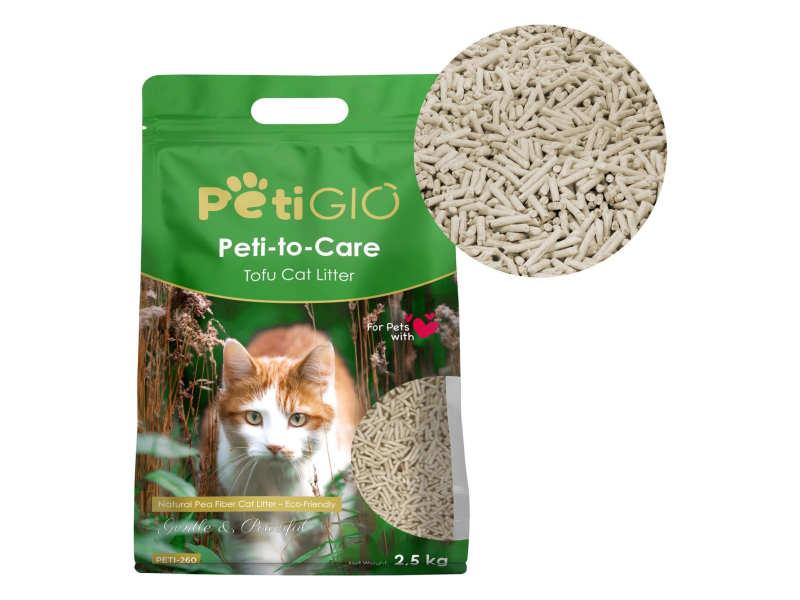 PetiGIO PETI-260 żwirek do kuwety TOFU 2,5 kg