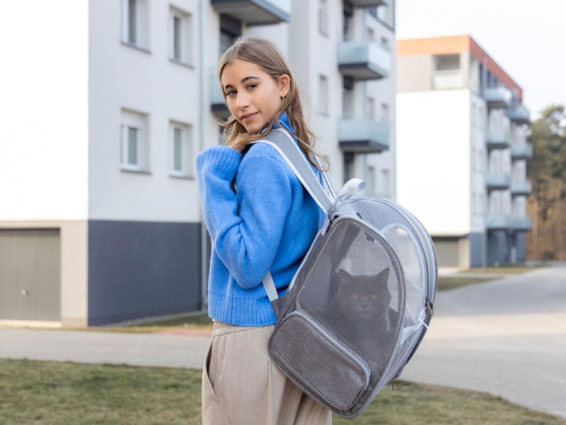 PetiGIO PETI-753-G plecak/transporter dla zwierząt szary