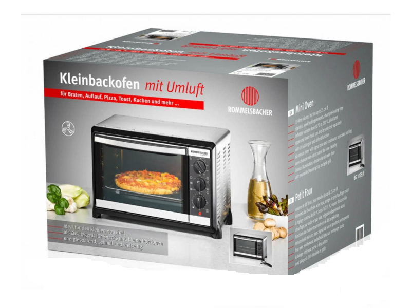 ROMMELSBACHER Mini piekarnik BG 1055/E