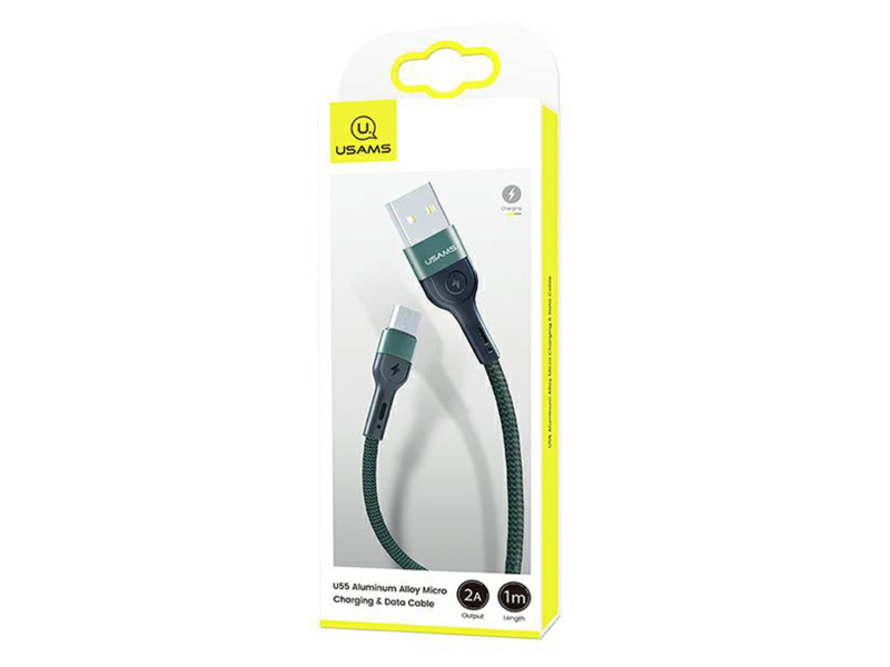 USAMS Kabel pleciony U55 2A micro USB