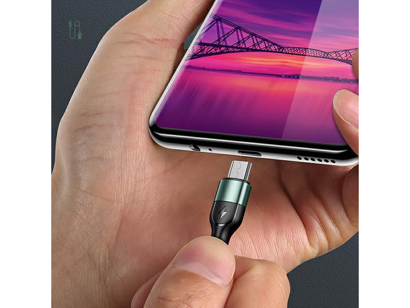 USAMS Kabel pleciony U55 2A micro USB