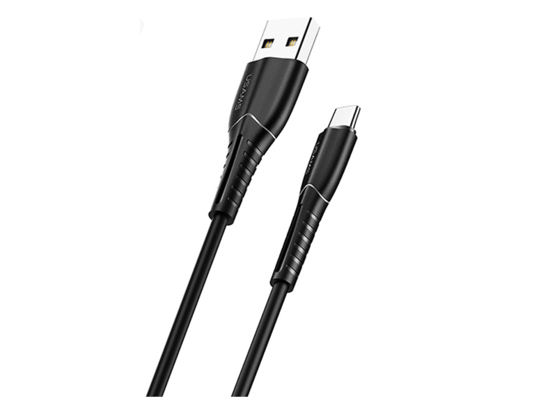 USAMS Kabel U35 microUSB 2A Fast Charge 1m czarny SJ365USB01