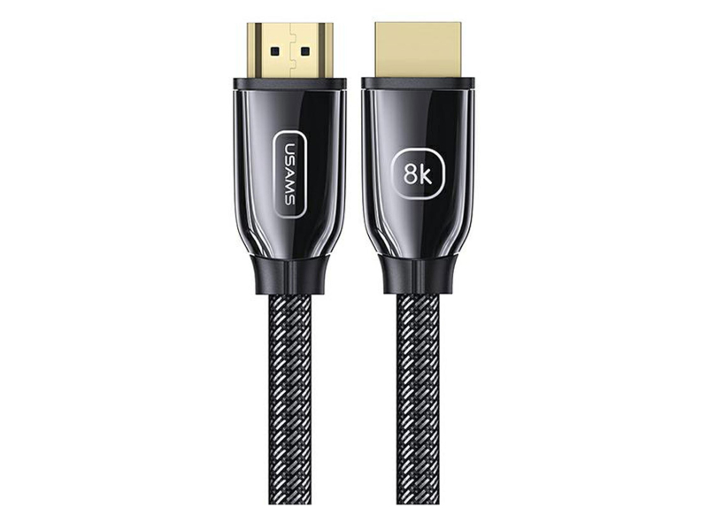 USAMS Kabel HDMI - HDMI 3m Ultra HD U67 2,1 8K czarny