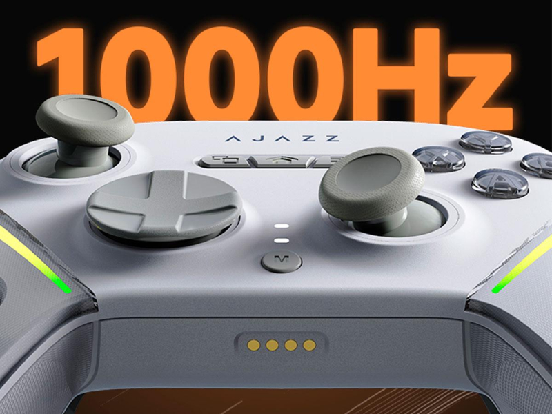 Ajazz GP100 (Switch/PC/iOS/Android) RGB biały