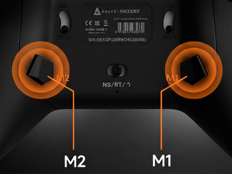 Ajazz GP100 (Switch/PC/iOS/Android) RGB czarny