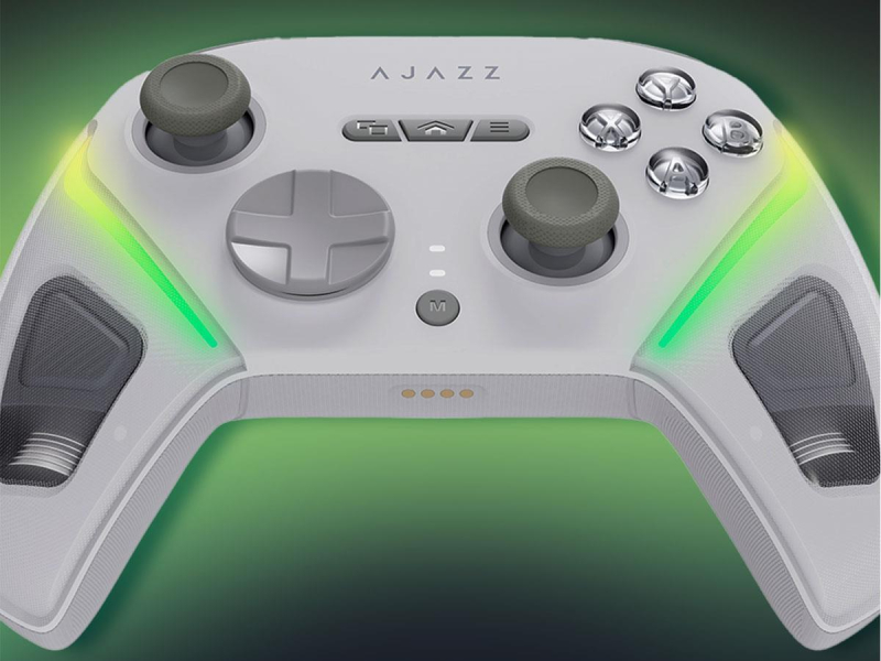 Ajazz GP100 (Switch/PC/iOS/Android) RGB biały