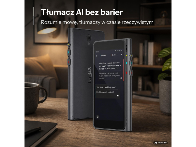 TimeKettle Tłumacz elektroniczny T1 szary