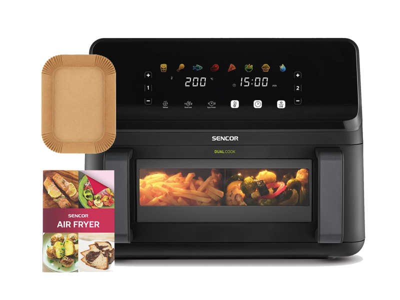 Sencor Air Fryer SFR 9660BK z koszem ceramicznym 9l