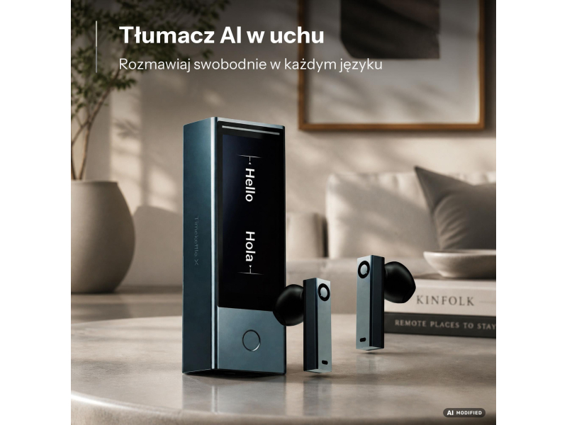 TimeKettle Tłumacz elektroniczny X1 Meeting zielony
