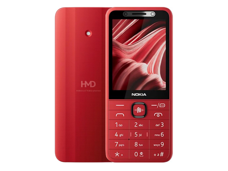 HMD Nokia 215 LTE czerwony