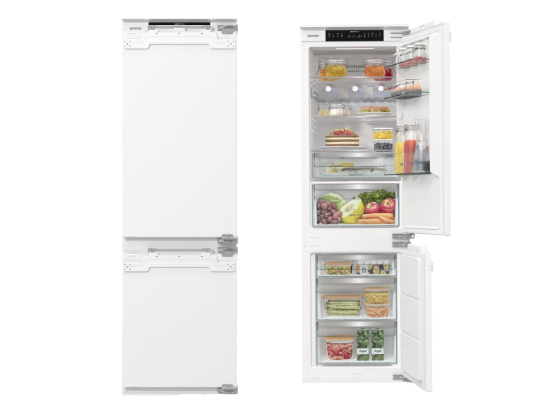 Gorenje NRKI517E62WF No Frost 177,2cm 35dB Zawiasy Nożycowe 252L