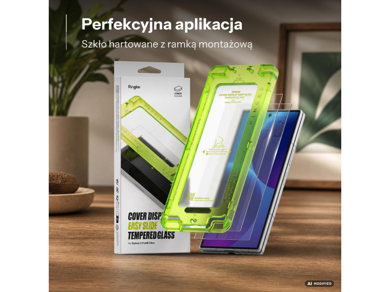 Ringke Cover Display Easy Slide 2-Pack do Galaxy Z Fold 8 Ultra Cle