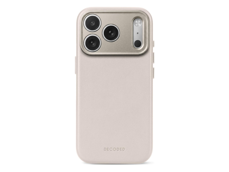 Decoded Leather Backcover do iPhone 18 Pro MagSafe (taupe)