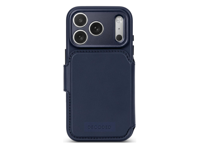 Decoded Leather Detachable Wallet do iPhone 18 Pro MagSafe (midnight)
