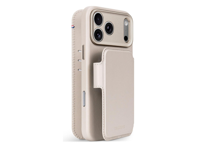 Decoded Leather Detachable Wallet do iPhone 18 Pro MagSafe (taupe)