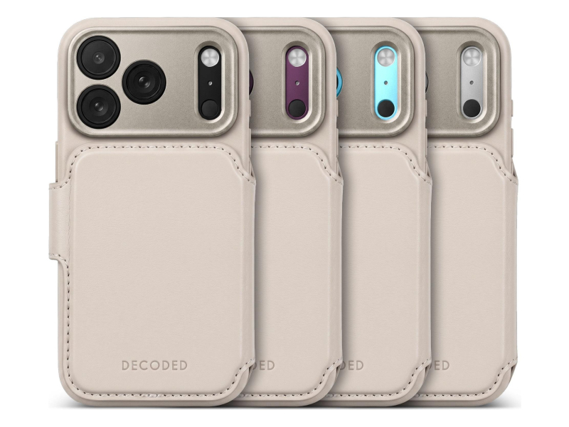 Decoded Leather Detachable Wallet do iPhone 18 Pro MagSafe (taupe)