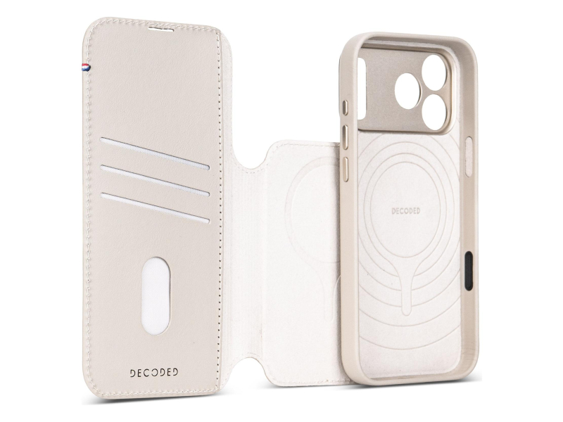 Decoded Leather Detachable Wallet do iPhone 18 Pro MagSafe (taupe)