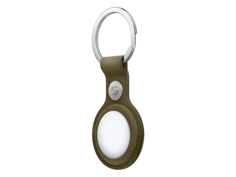 Apple AirTag FineWoven Key Ring – Dark Olive