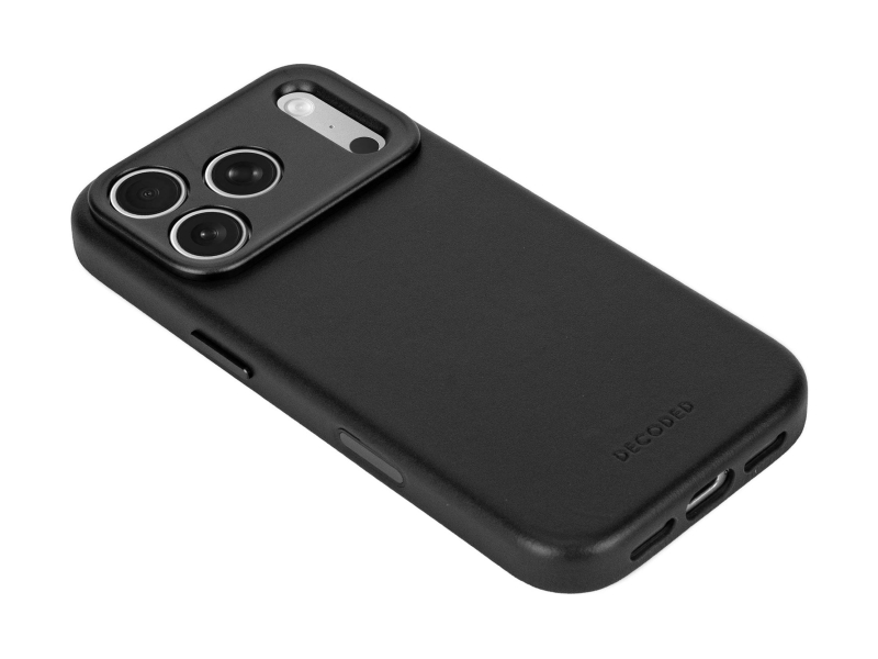 Decoded Leather Backcover do iPhone 18 Pro Max MagSafe (black)