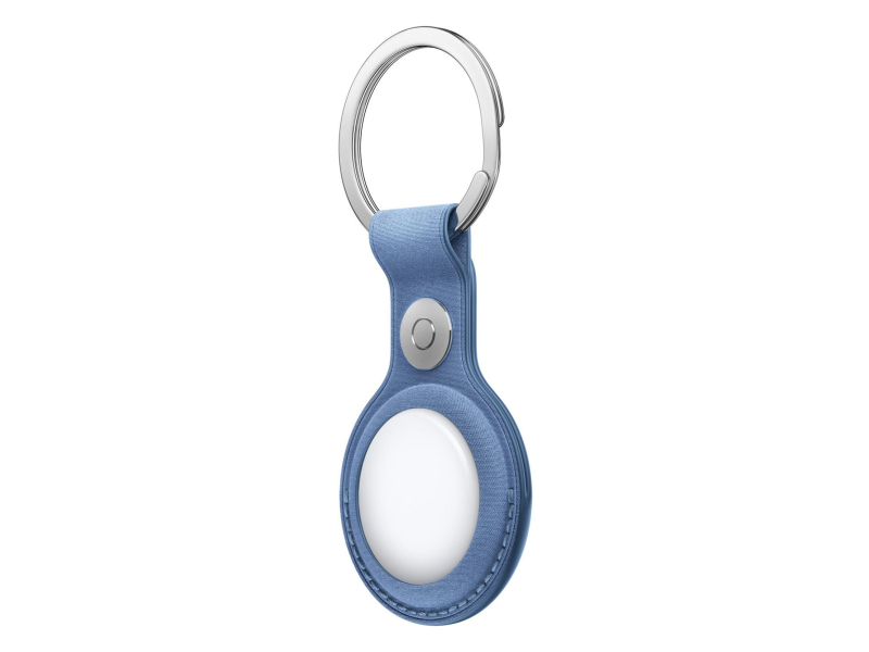 Apple AirTag FineWoven Key Ring – Wildflower Blue