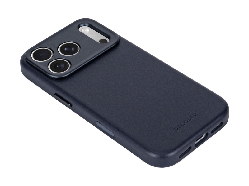 Decoded Leather Backcover do iPhone 18 Pro Max MagSafe (midnight)