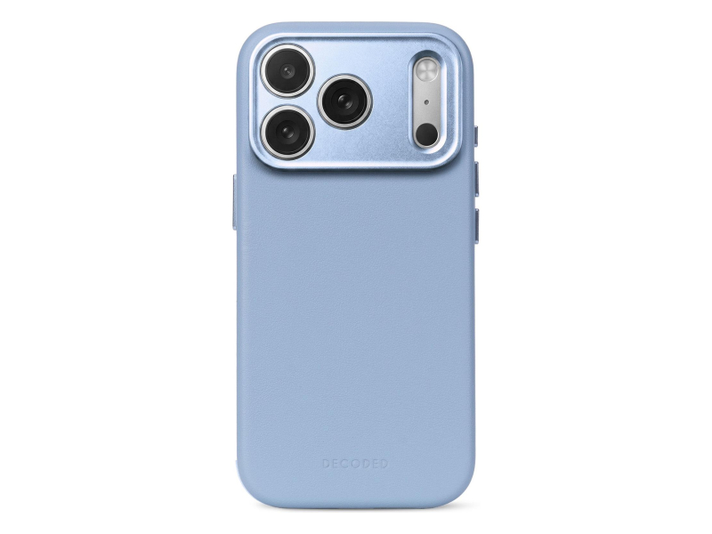 Decoded Leather Backcover do iPhone 18 Pro Max MagSafe (sky blue)
